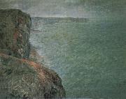 Claude Monet The Sea Seen from the Cliffs USA oil painting artist